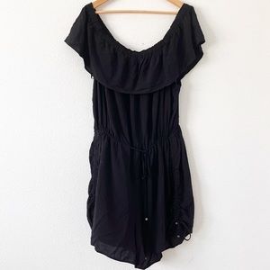 City Chic Black Playsuit So Sweet